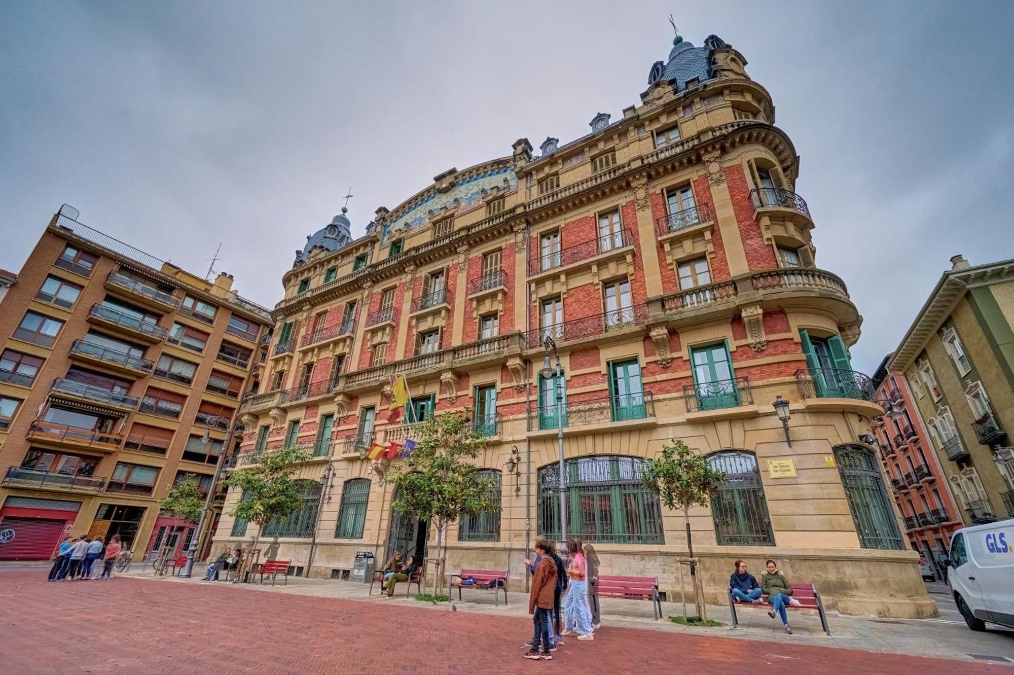 Centro Historico Exterior, Calle Nueva Dos Balcones Pampeluna Zewnętrze zdjęcie
